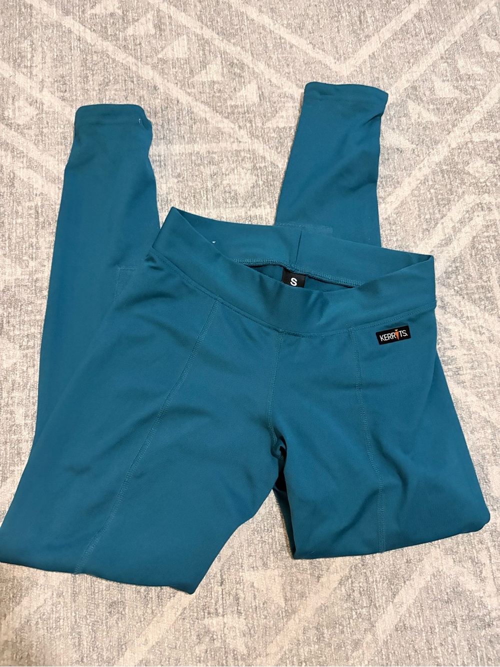 Kerrits equestrian Teal Active riding  Leggings pants breaches